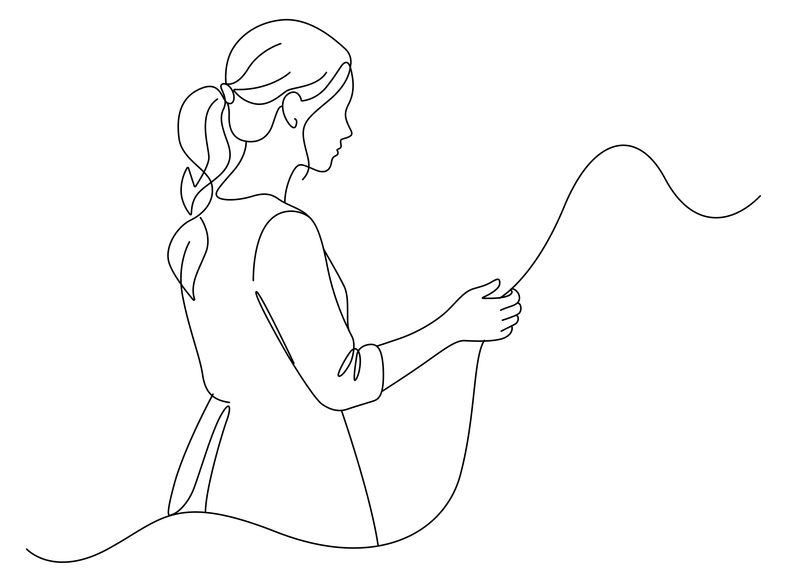 Illustration zum Thema Kontrollverlust und innerer Anspannung